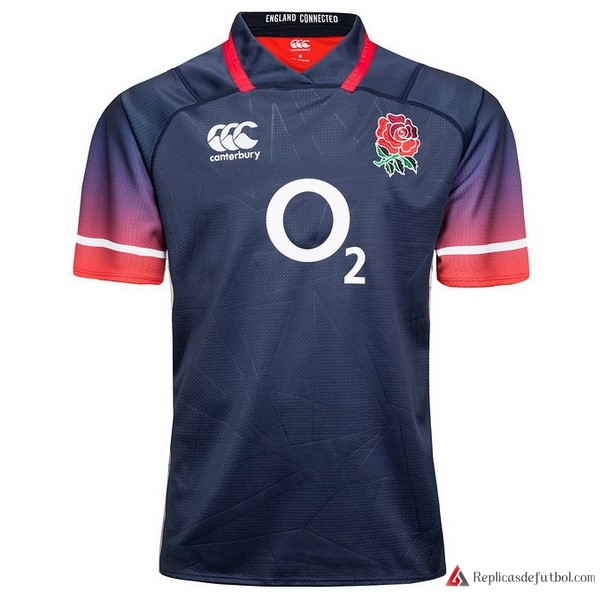 Camiseta Inglaterra Segunda equipación 2017-2018 Azul Rugby